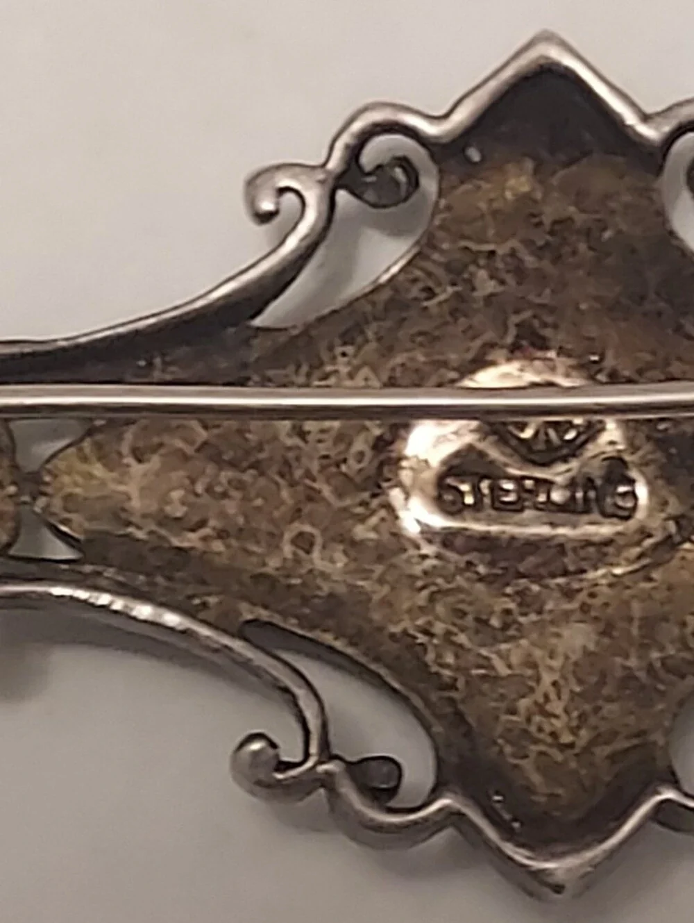 Vintage Sterling Silver - JUDITH JACK Signed Designer Marcasite Brooch Pin 925